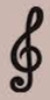 ein Notenschlüssel
